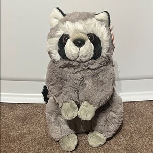 Gray Raccoon Plush Toy